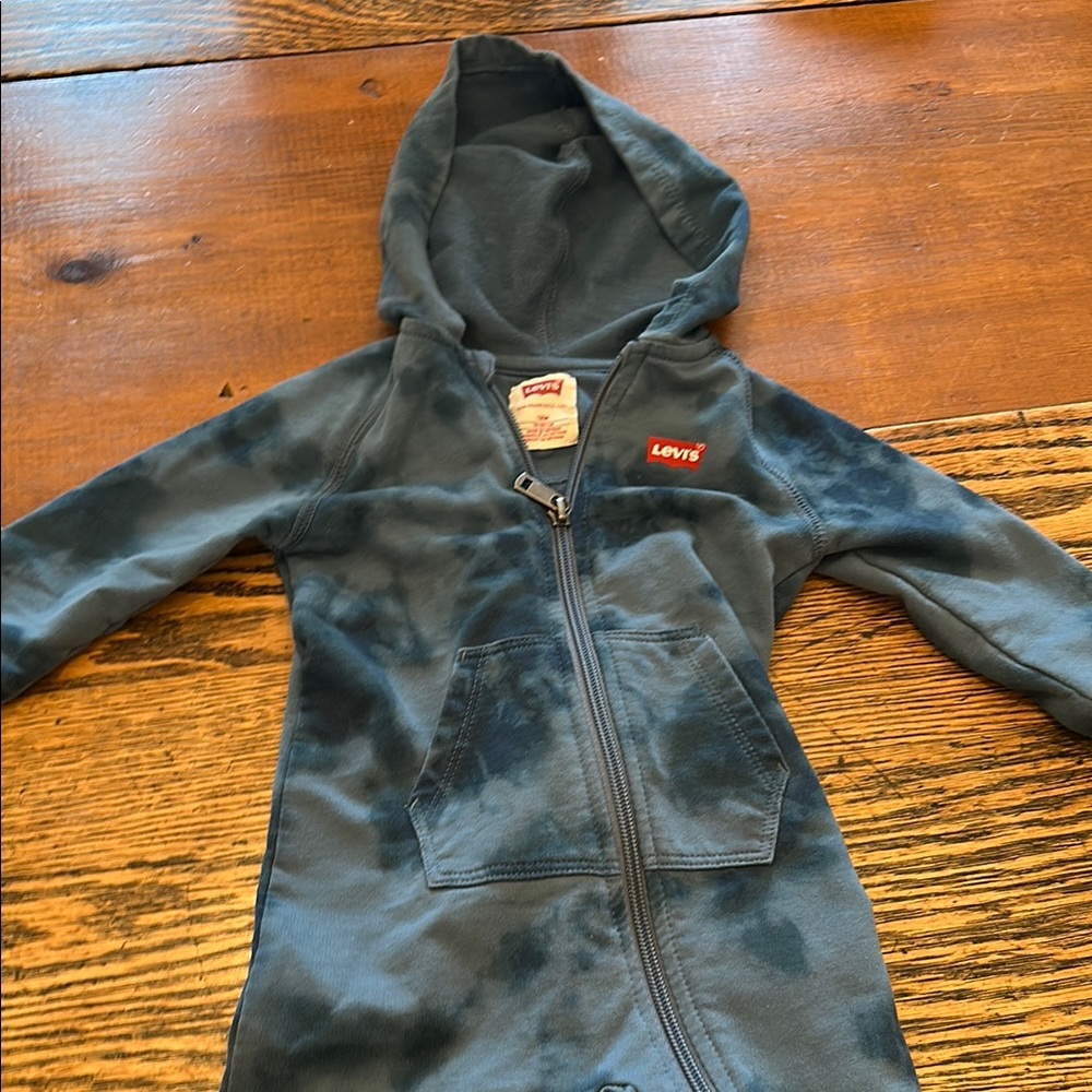 Levi's Baby Blue Hoodie Onsie